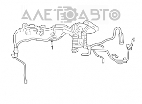Toyota Avalon 2013-2018 2.5 Hybrid Engine Wiring