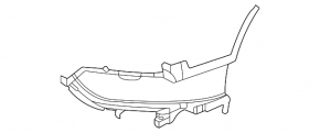Front right bumper air duct Hyundai Elantra 21-23 N Line