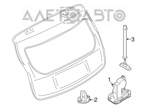 Nissan Rogue 14-20 Tailgate Lock