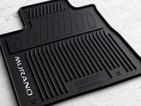 Set of floor mats for Nissan Murano z52 15-18 rubber, black