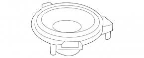 Speaker rear shelf left Mercedes C-class W205 15-21