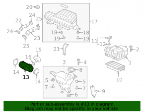 Air Duct Honda CRV 17-22 1.5T