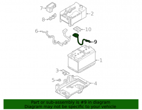 Negative battery terminal Kia K5 21-24