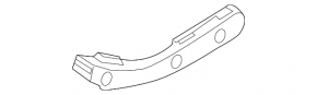 Right front bumper mount for Toyota Avalon 11-12