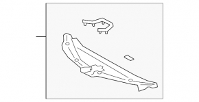 Lexus UX200 UX250h 19- TV Cover