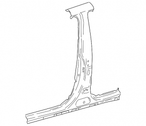 Body pillar central right Toyota Camry v70 18-24