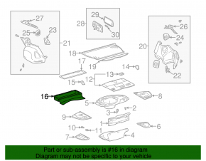 Foam plastic for Lexus IS200 IS300 99-05 tool
