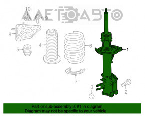 Rear right shock absorber Jeep Compass 17-21 Trailhawk