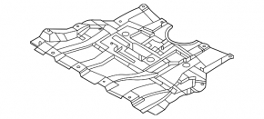 Front engine guard Nissan Rogue 21-23 US built