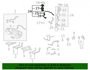 Fuel level sensor Lexus GS300 GS350 06-11