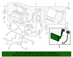 Honda Accord 16-17 Heater Radiator