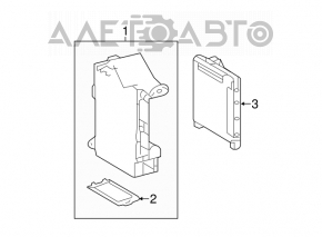Toyota Camry v50 2.5 12-14 dash fuse box