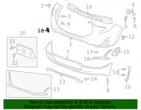 GMC Terrain 18-21 Front Bumper Tow Hook Cap