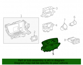 Toyota Venza 23-24 seat heating buttons