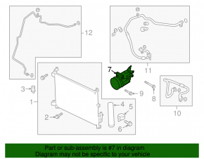 Air Conditioning Compressor Nissan Versa Note 13-14 1.6