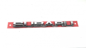 The Subaru b9 Tribeca trunk door SUBARU emblem