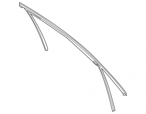 Front right window seal for Porsche Cayenne 958 11-17