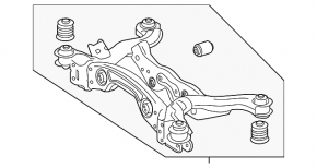 Rear subframe Mercedes A-class V177 19-22