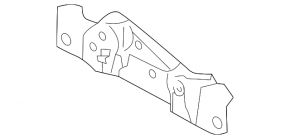 Infiniti QX50 19-25 Hood Lock Plate