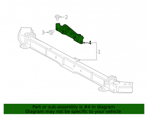 Infiniti QX50 19-25 Hood Lock Plate