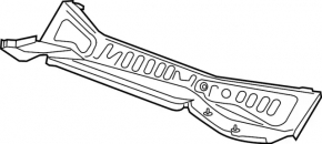Metal wiper pan for Infiniti QX50 19-25