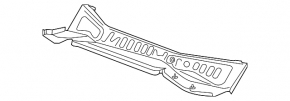 Metal wiper pan for Infiniti QX50 19-25