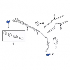 Front Parking Sensor Ford Edge 19-