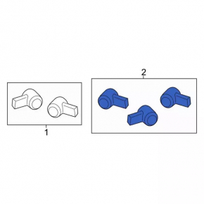 Front Parking Sensor Ford Edge 19-
