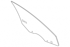 Front left door glass Ford Bronco Sport 21-25 triplex