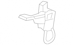 Right rear row backrest adjustment mechanism Jaguar F-Pace X761 17-20