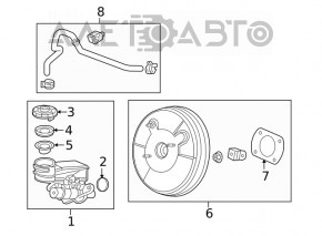 Vacuum booster Honda Civic X FC 16-21