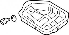 Oil pan Infiniti JX35 QX60 13-16