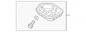 Oil pan Infiniti JX35 QX60 13-16