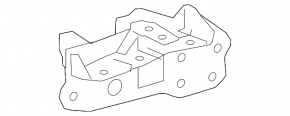 Engine Mount Bracket Left Lexus RX450h 16-22