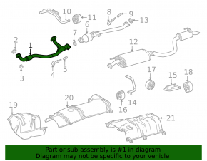 Toyota Highlander 20-22 3.5 Intake Pipe