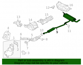 Mitsubishi Outlander 22-25 2.5 exhaust manifold assembly, rusty
