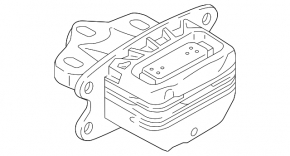 Gearbox mount for BMW X1 F48 16-22 B46