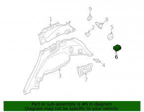 Nissan Murano z51 09-14 seat button