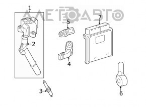 Crankshaft Position Sensor Infiniti QX30 17-