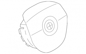 Airbag in steering wheel driver BMW 5 F10 10-16