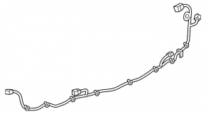 Buick Encore 17-21 front bumper wiring for parking sensors