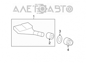Acura TLX 15 Wheel Pressure Sensor