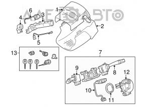 Steering column frame for Toyota Solara 2.4 04-06