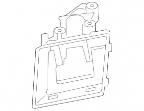 Lower right headlight bracket for Audi Q8 19-25