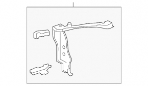 Left eyepiece for Lexus LS460 LS600h 07-12