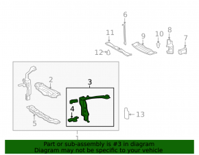 Left eyepiece for Lexus LS460 LS600h 07-12