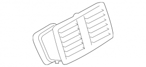 Air duct deflector center console BMW X1 F48 16-22