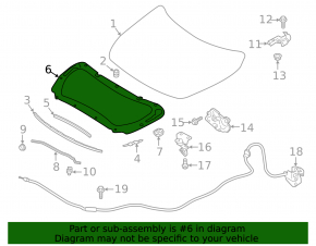 Nissan Altima hood insulation 19-24