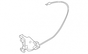 Rear left door lock Toyota Sienna 21-25 front