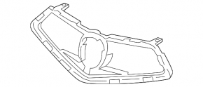 18-20 Acura TLX Grille Base